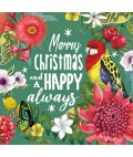 Christmas Mini Greeting Card | Tropicana Australiana Happy Always